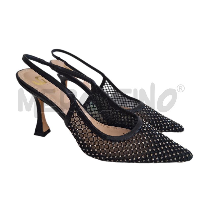 SCARPE TACCHI GOLD&GOLD NERO STRASS | Mercatino dell'Usato Ottaviano 1