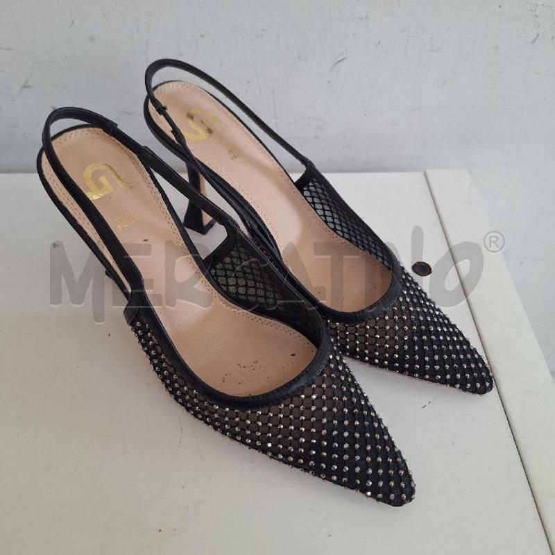 SCARPE TACCHI GOLD&GOLD NERO STRASS | Mercatino dell'Usato Ottaviano 2