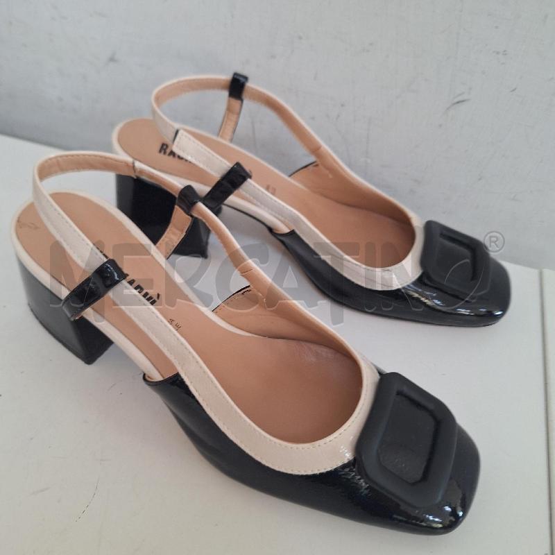 SCARPE TACCHI RACHEL MARVÌ NERO BIANCO  | Mercatino dell'Usato Ottaviano 4