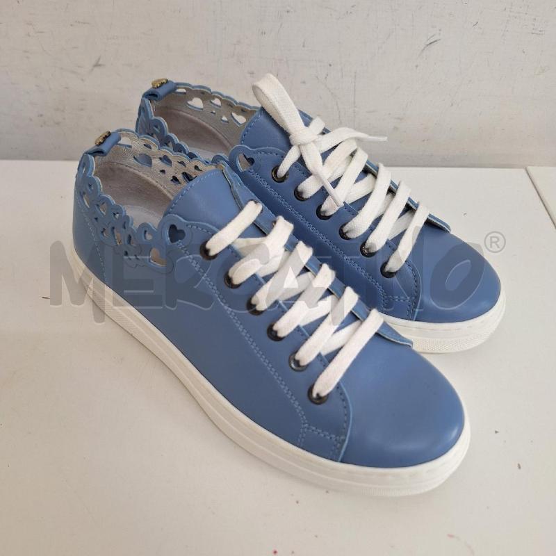 SCARPE TWIN-SET AZZURRO CUORI | Mercatino dell'Usato Ottaviano 4
