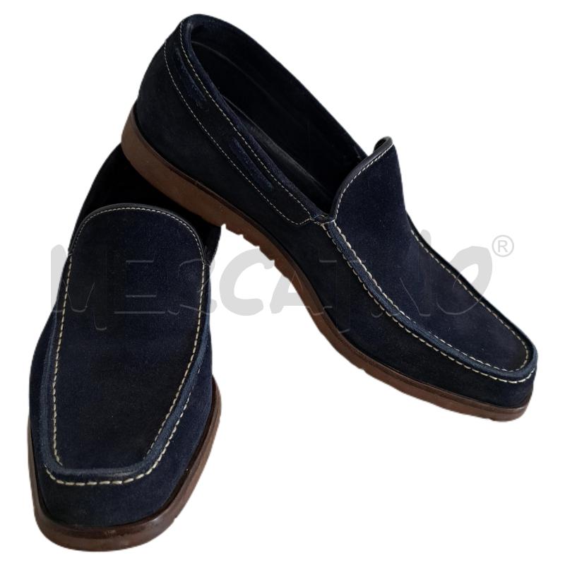 SCARPE UOMO BLUBARRETT BLU SUEDE | Mercatino dell'Usato Ottaviano 5