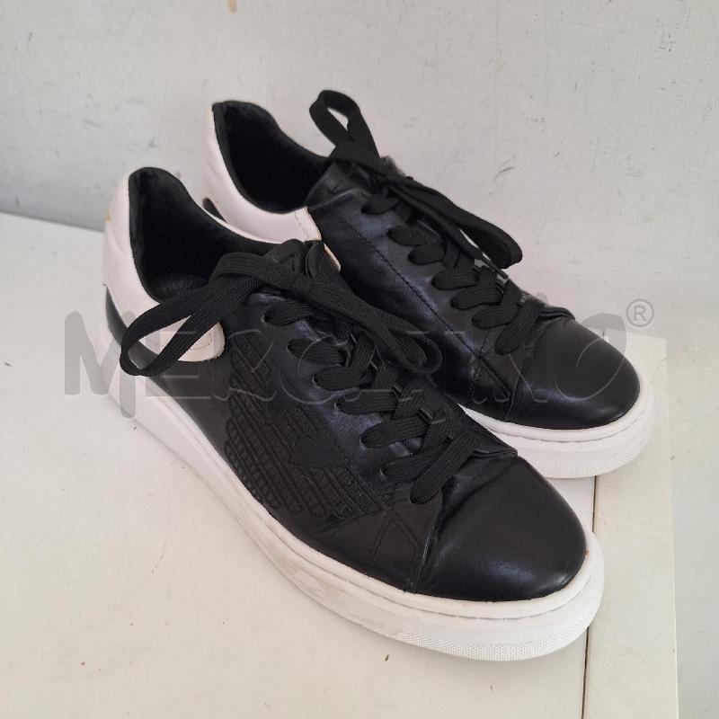SCARPE UOMO GIORGIO ARMANI NERO SUOLA BIANCO | Mercatino dell'Usato Ottaviano 2