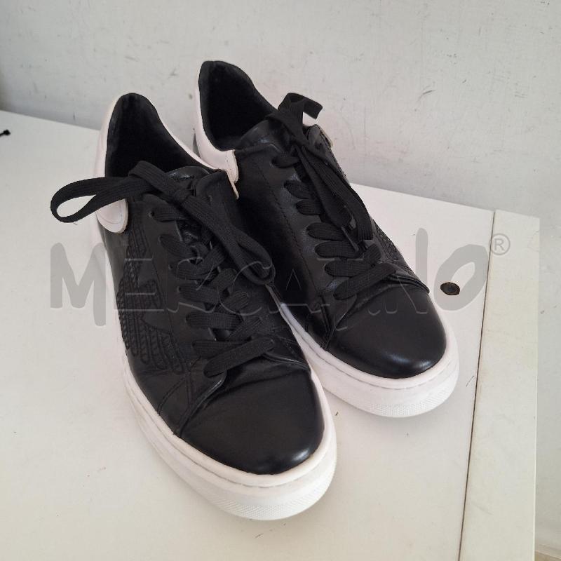 SCARPE UOMO GIORGIO ARMANI NERO SUOLA BIANCO | Mercatino dell'Usato Ottaviano 5