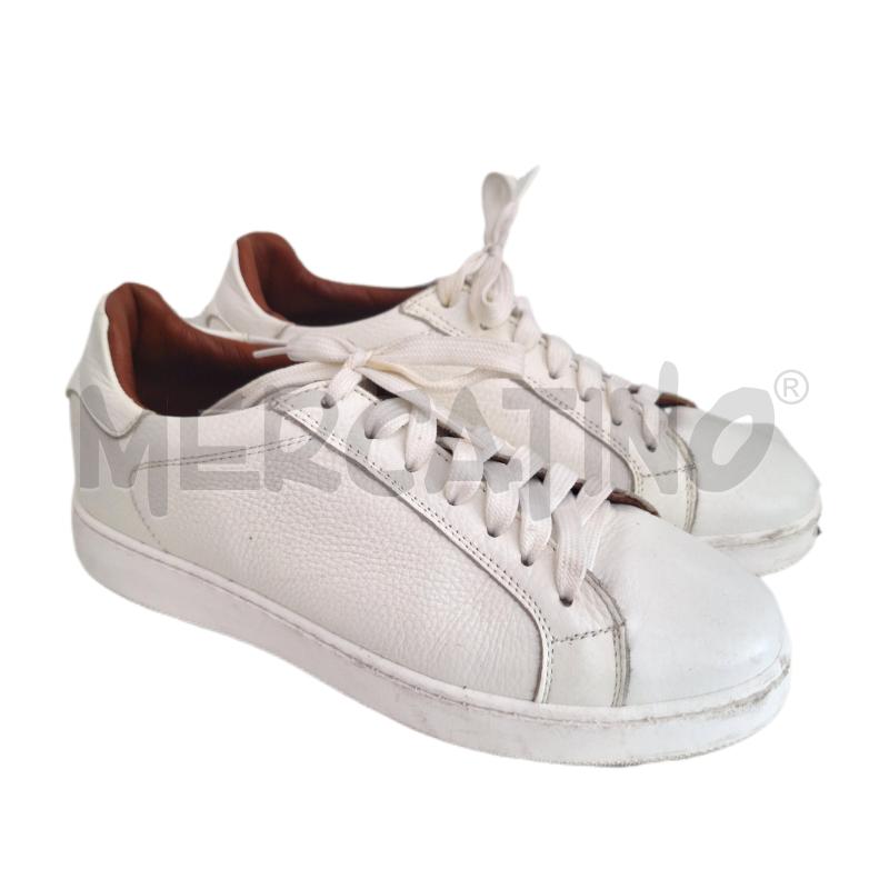 SCARPE UOMO MARELUNA BIANCO PELLE | Mercatino dell'Usato Ottaviano 1
