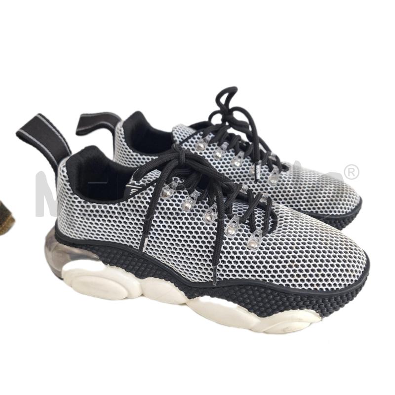 SCARPE UOMO MOSCHINO COUTURE BIANCO NERO | Mercatino dell'Usato Ottaviano 1