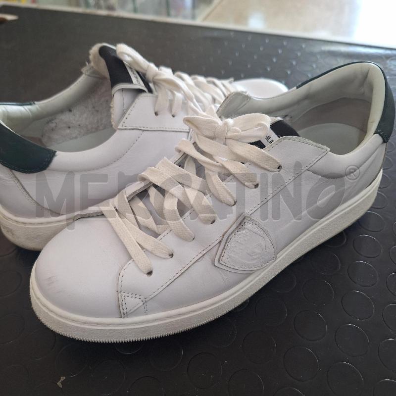 SCARPE UOMO PHILIPPE MODEL BIANCO VERDE | Mercatino dell'Usato Ottaviano 3