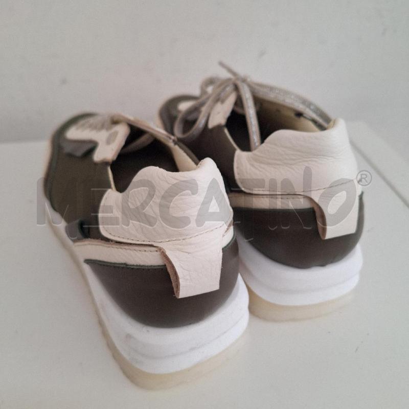 SCARPE UOMO ROBERTO DELLA CROCE BIANCO VERDE NUOVO | Mercatino dell'Usato Ottaviano 4