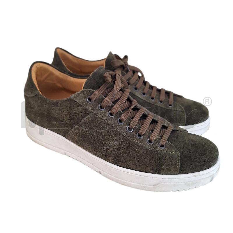 SCARPE UOMO VERA PELLE VERDE CAMOSCIO | Mercatino dell'Usato Ottaviano 1