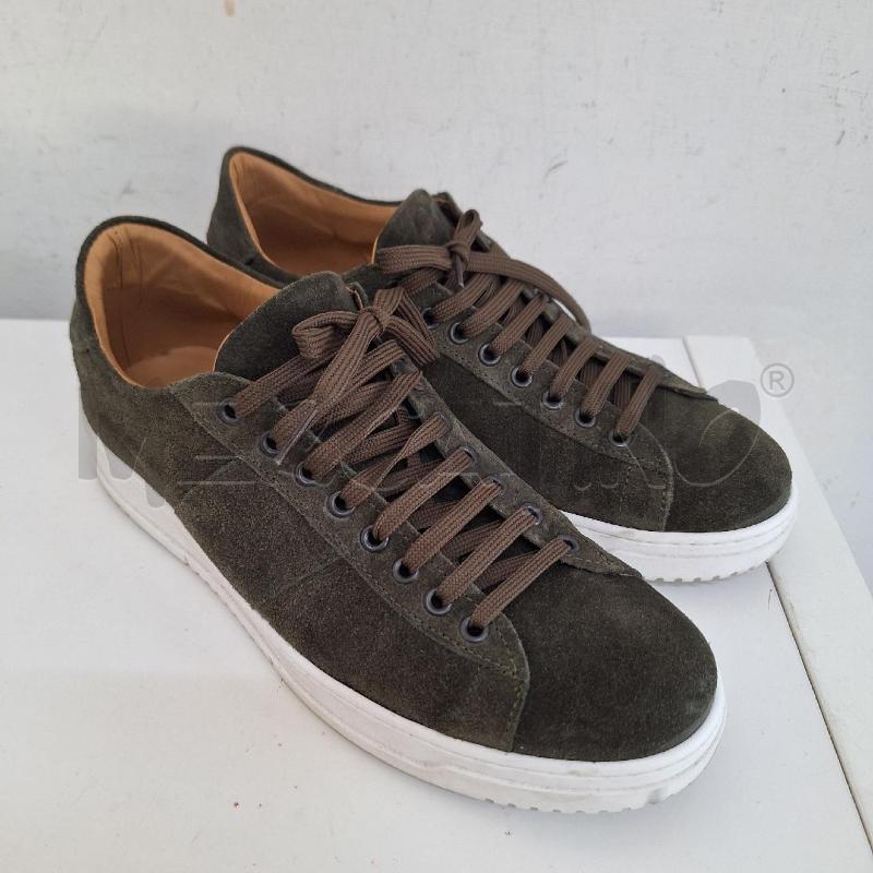 SCARPE UOMO VERA PELLE VERDE CAMOSCIO | Mercatino dell'Usato Ottaviano 3