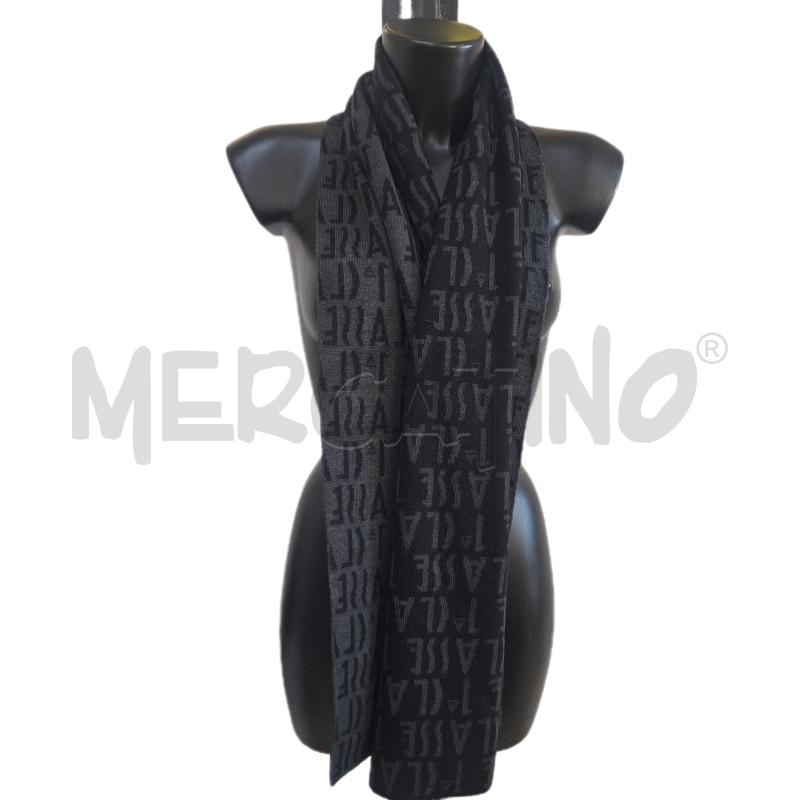 SCIARPA UOMO PRIMA CLASSE NERO GRIGIO | Mercatino dell'Usato Ottaviano 1
