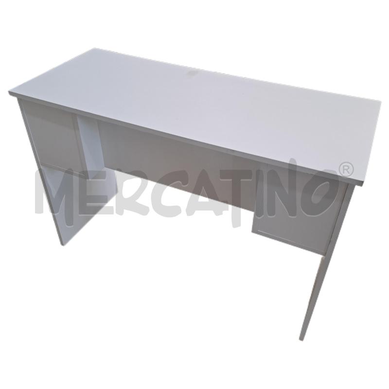 SCRIVANIA BIANCO LEGNO 4 CASSETTI  | Mercatino dell'Usato Ottaviano 2