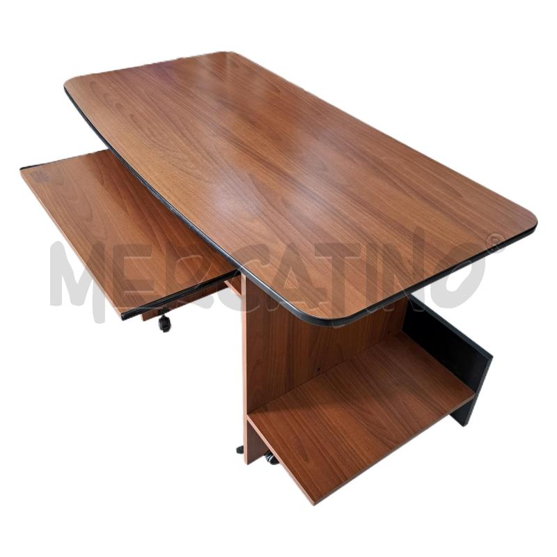 SCRIVANIA GRANDE LEGNO MARRONE  | Mercatino dell'Usato Ottaviano 3