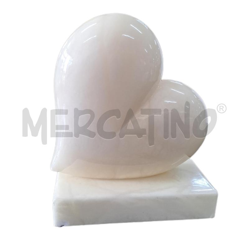 SCULTURA ALABASTRO CUORE LUCIDO  | Mercatino dell'Usato Ottaviano 1