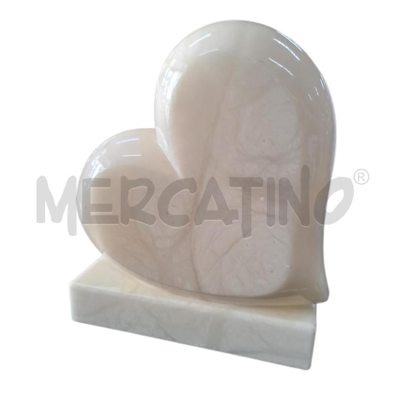 SCULTURA ALABASTRO CUORE LUCIDO  | Mercatino dell'Usato Ottaviano 2