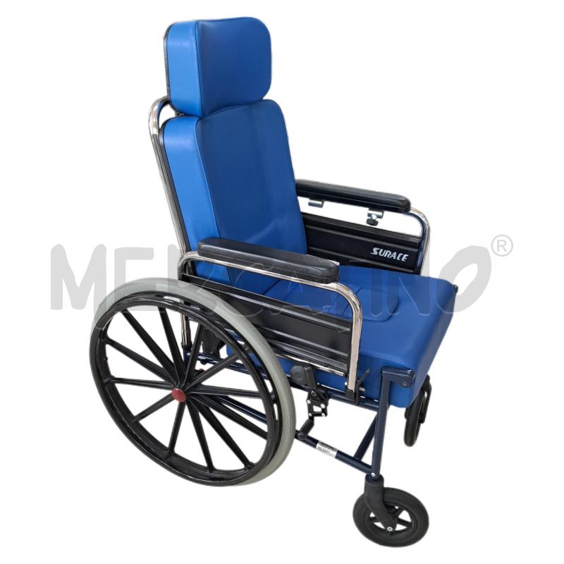 SEDIA A ROTELLE / CARROZZINA SURACE BLU  | Mercatino dell'Usato Ottaviano 2