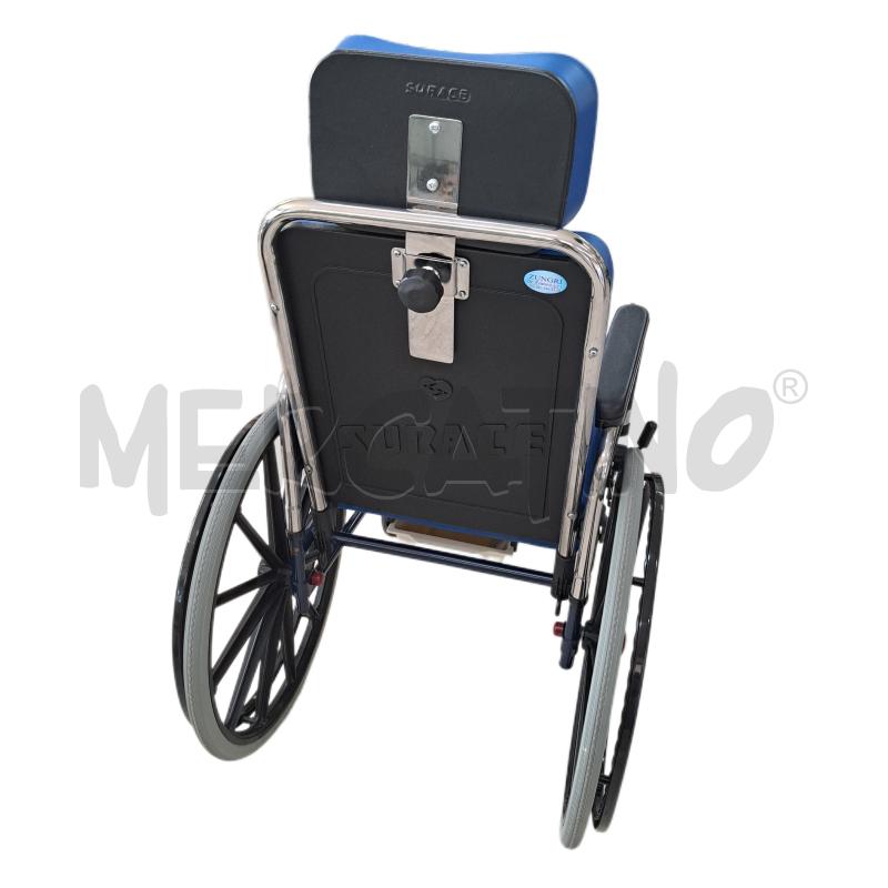 SEDIA A ROTELLE / CARROZZINA SURACE BLU  | Mercatino dell'Usato Ottaviano 3