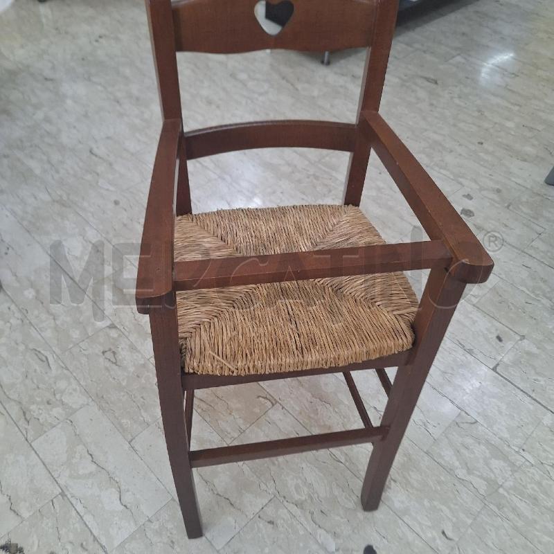 SEGGIOLINO PAPPA LEGNO CUORE | Mercatino dell'Usato Ottaviano 2