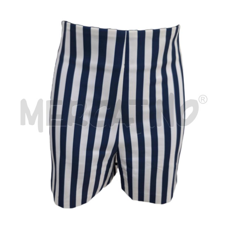 SHORTS DONNA BB RIGHE BIANCO BLU | Mercatino dell'Usato Ottaviano 1