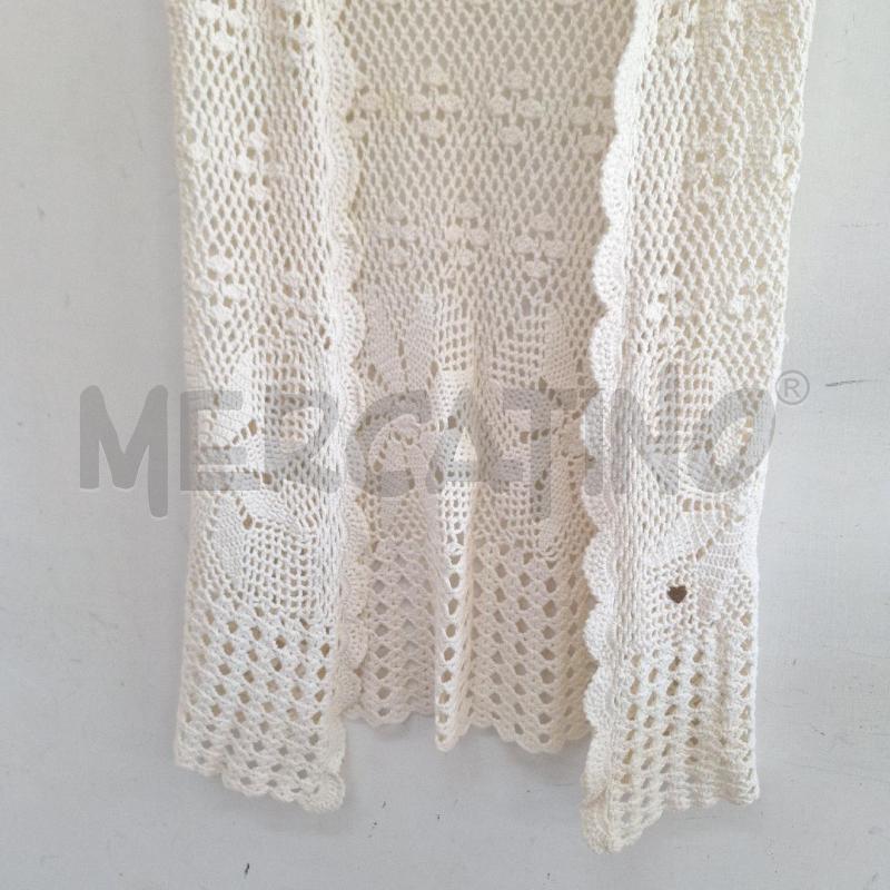 SMANICATO DONNA CAMOMILLA BEIGE UNCINETTO LUNGO | Mercatino dell'Usato Ottaviano 2