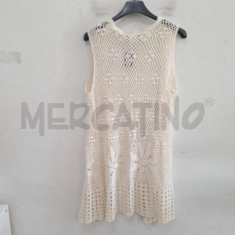 SMANICATO DONNA CAMOMILLA BEIGE UNCINETTO LUNGO | Mercatino dell'Usato Ottaviano 3