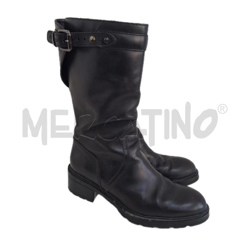 STIVALETTI DONNA HOGAN NERO PELLE | Mercatino dell'Usato Ottaviano 1