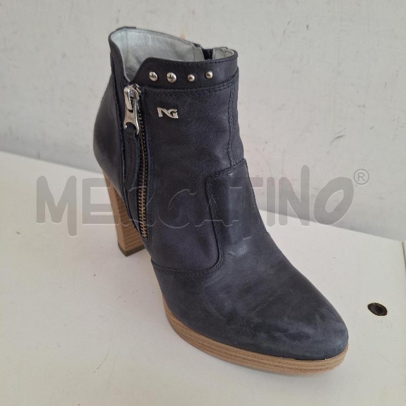 STIVALETTI DONNA NEROGIARDINI BLU TACCO | Mercatino dell'Usato Ottaviano 3
