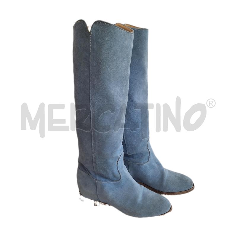 STIVALI DONNA CITARELLI CELESTE SCAMOSCIATO | Mercatino dell'Usato Ottaviano 1