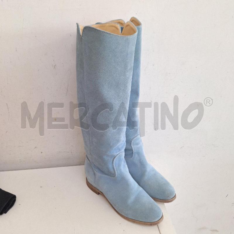 STIVALI DONNA CITARELLI CELESTE SCAMOSCIATO | Mercatino dell'Usato Ottaviano 2