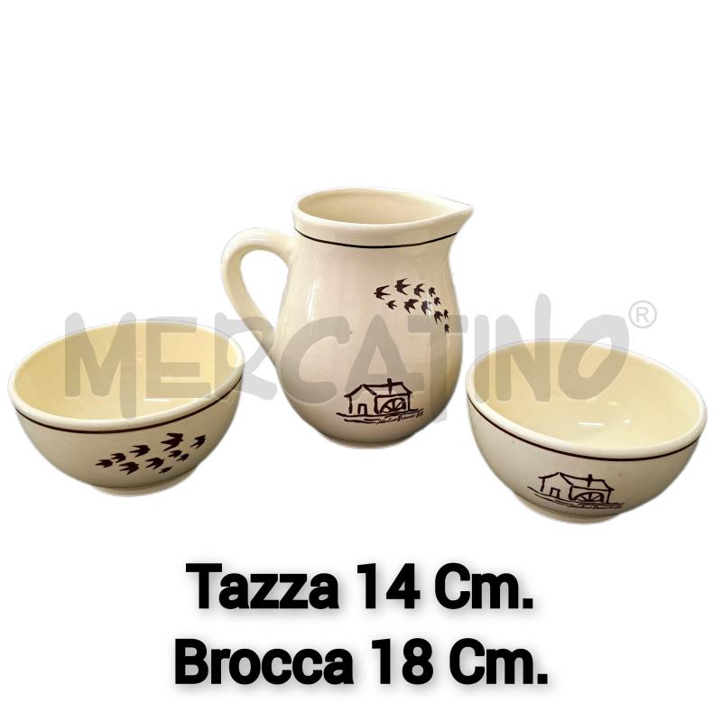 TAZZE PZ. 2 MULINO BIANCO + BROCCA  | Mercatino dell'Usato Ottaviano 1