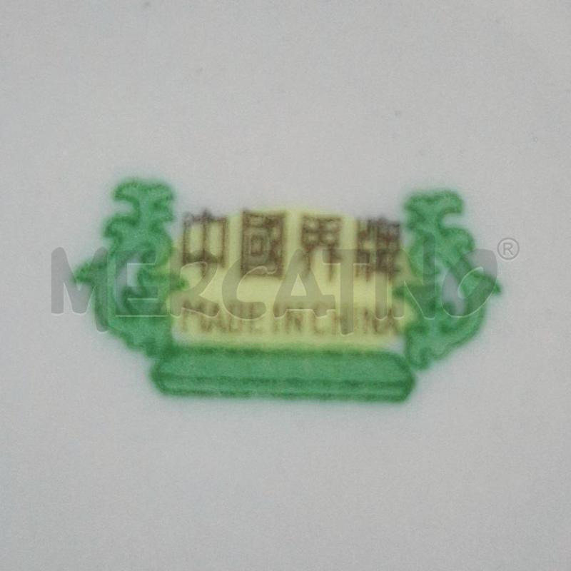 TAZZINE PZ. 6 PORCELLANA VINTAGE MADE IN CHINA BORDO DORATO FIORI   | Mercatino dell'Usato Ottaviano 2