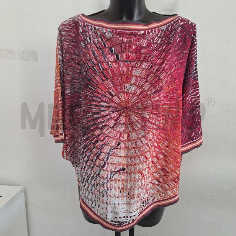 TOP BYBLOS FUCSIA MULTICOLOR SETA | Mercatino dell'Usato Ottaviano 2