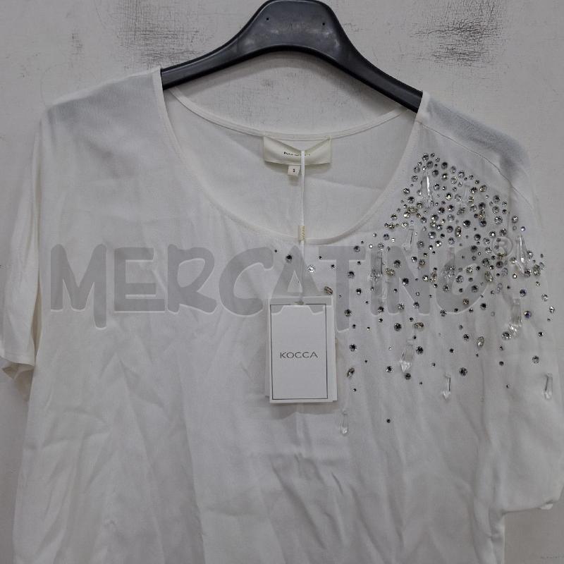 TOP KOCCA BIANCO NUOVO STRASS | Mercatino dell'Usato Ottaviano 3