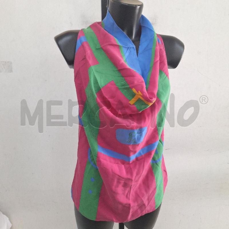 TOP ROBERTA DI CAMERINO ROSA VERDE | Mercatino dell'Usato Ottaviano 2