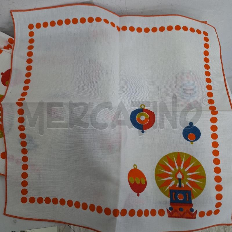 TOVAGLIA 12 BIANCO ARANCIONE | Mercatino dell'Usato Ottaviano 3