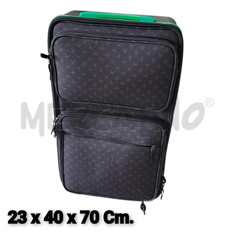 TROLLEY VALIGIA FOLLETTO VORWERK NERO VERDE  | Mercatino dell'Usato Ottaviano 1