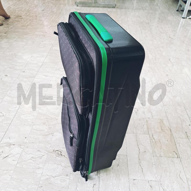 TROLLEY VALIGIA FOLLETTO VORWERK NERO VERDE  | Mercatino dell'Usato Ottaviano 2