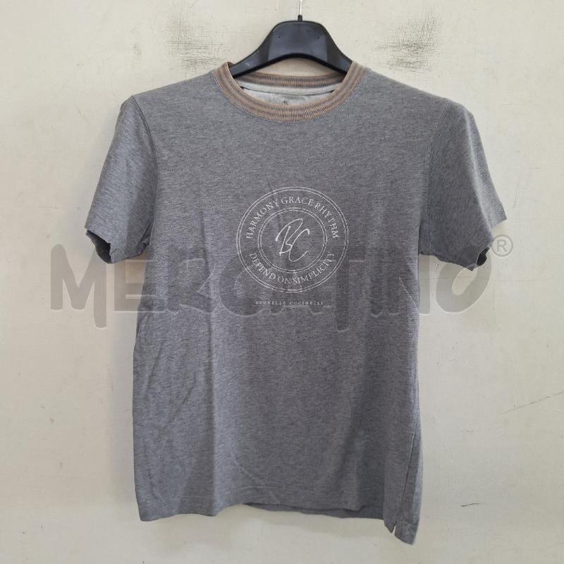 T SHIRT BAMBINO BRUNELLO CUCINELLI GRIGIO | Mercatino dell'Usato Ottaviano 2