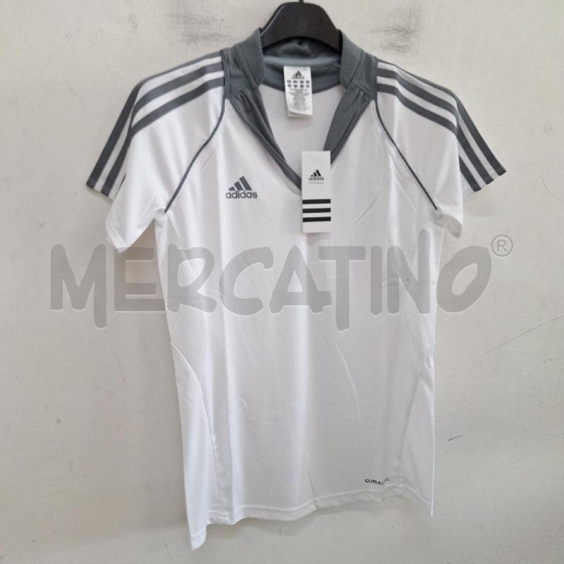 T SHIRT DONNA ADIDAS BIANCO GRIGIO NUOVO | Mercatino dell'Usato Ottaviano 2