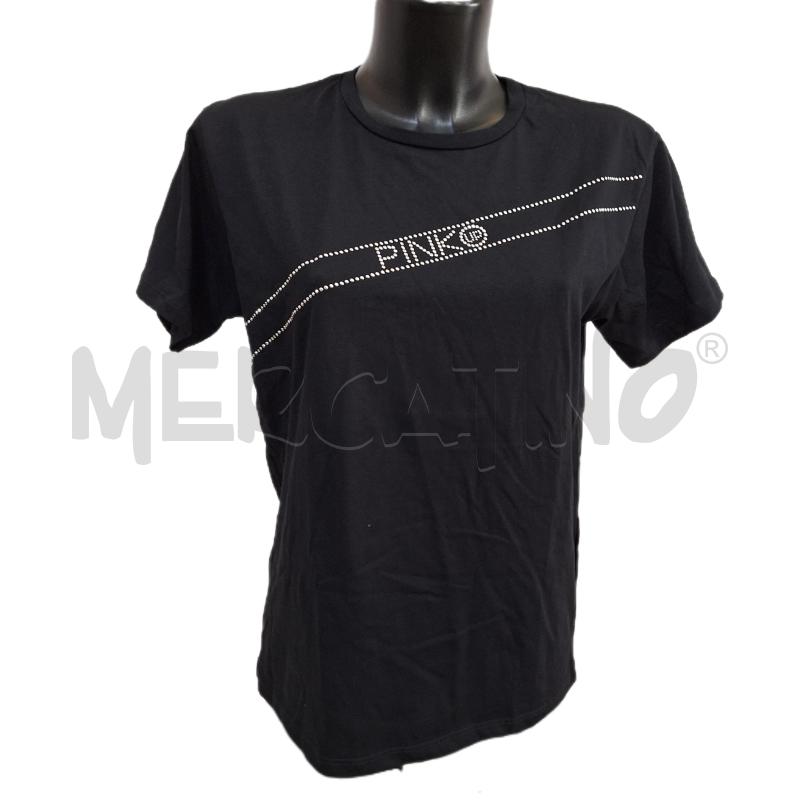 T SHIRT DONNA PINKO UP NERO NUOVO | Mercatino dell'Usato Ottaviano 1