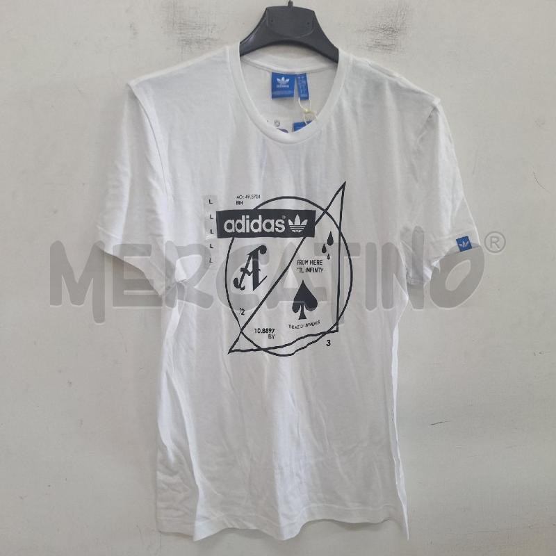 T SHIRT UOMO ADIDAS BIANCO NUOVO | Mercatino dell'Usato Ottaviano 2