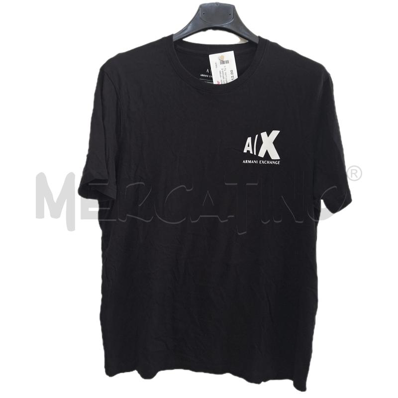 T SHIRT UOMO ARMANI EXCHANGE NERO LOGO | Mercatino dell'Usato Ottaviano 1