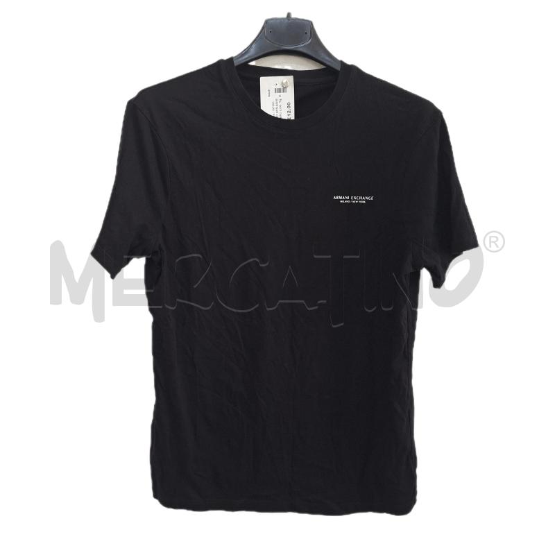 T SHIRT UOMO ARMANI EXCHANGE NERO LOGO | Mercatino dell'Usato Ottaviano 1