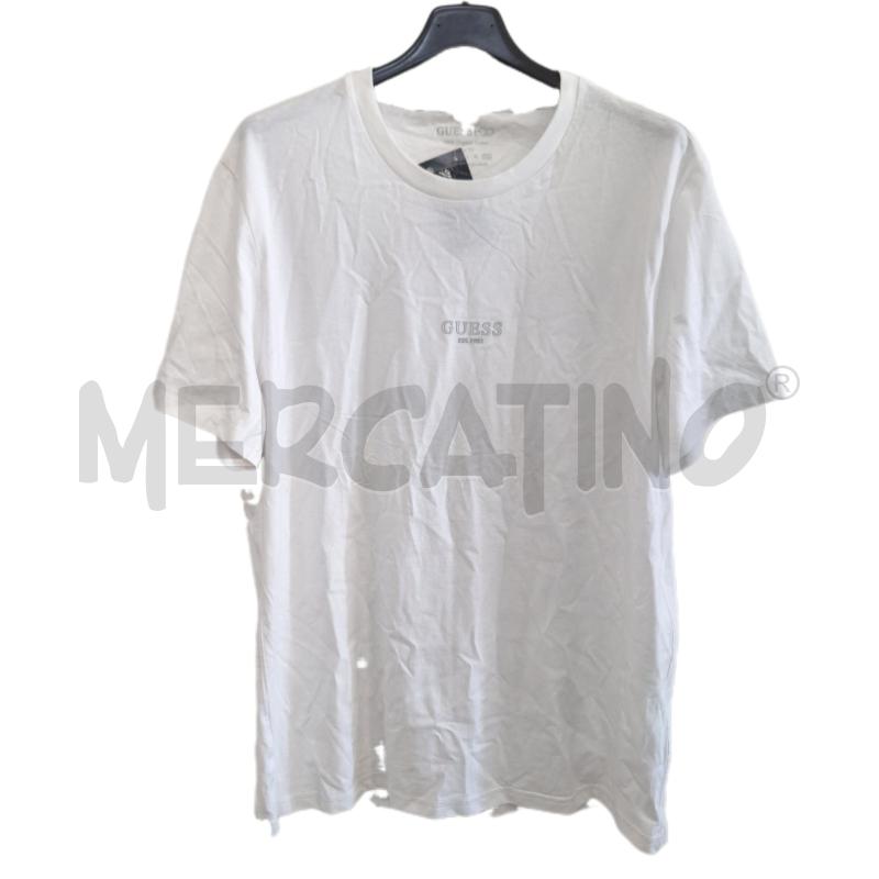 T SHIRT UOMO GUESS BIANCO | Mercatino dell'Usato Ottaviano 1