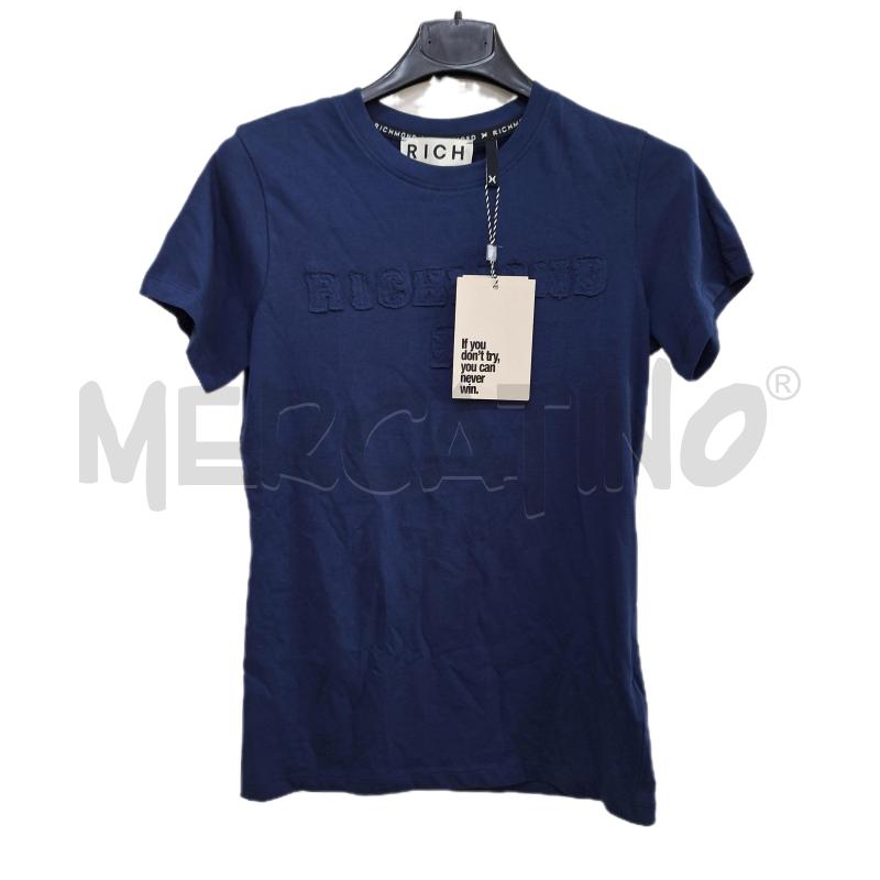 T SHIRT UOMO RICHMOND X BLU NUOVO  | Mercatino dell'Usato Ottaviano 1