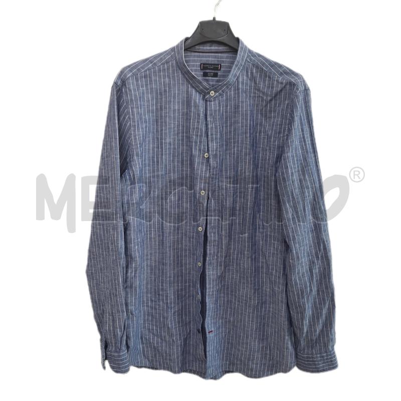 T SHIRT UOMO TOMMY HILFIGER TAILORED RIGHE BIANCO | Mercatino dell'Usato Ottaviano 1