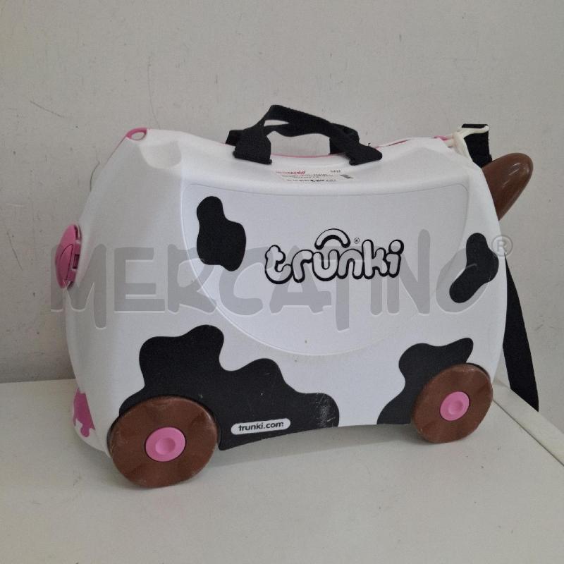 VALIGETTA TRUNKI BIANCO NERO MUCCA | Mercatino dell'Usato Ottaviano 2