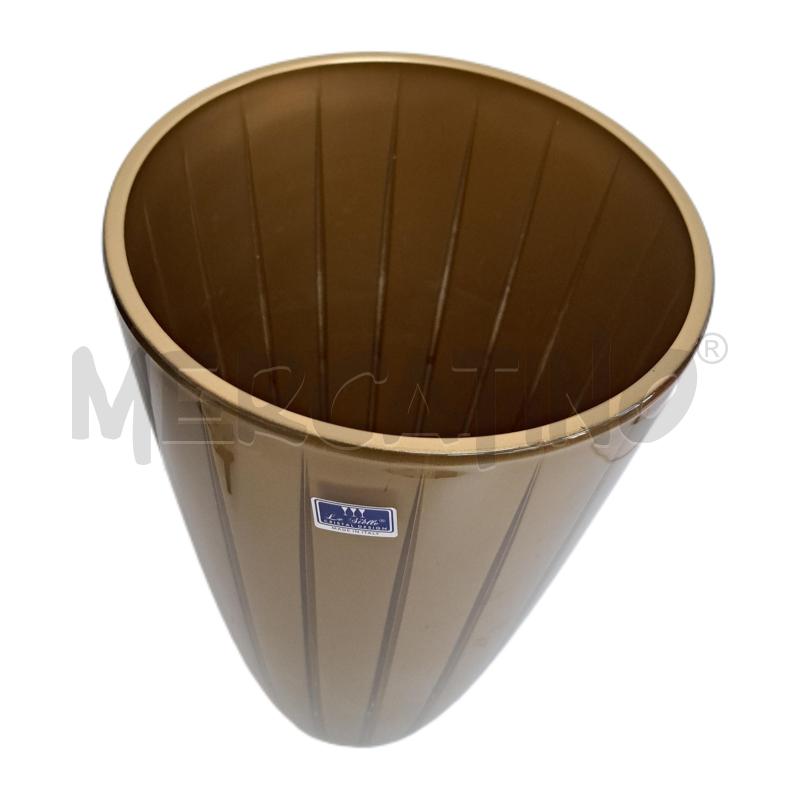 VASO DORATO CRISTALLO LE STELLE CRISTAL DESIGN  | Mercatino dell'Usato Ottaviano 2