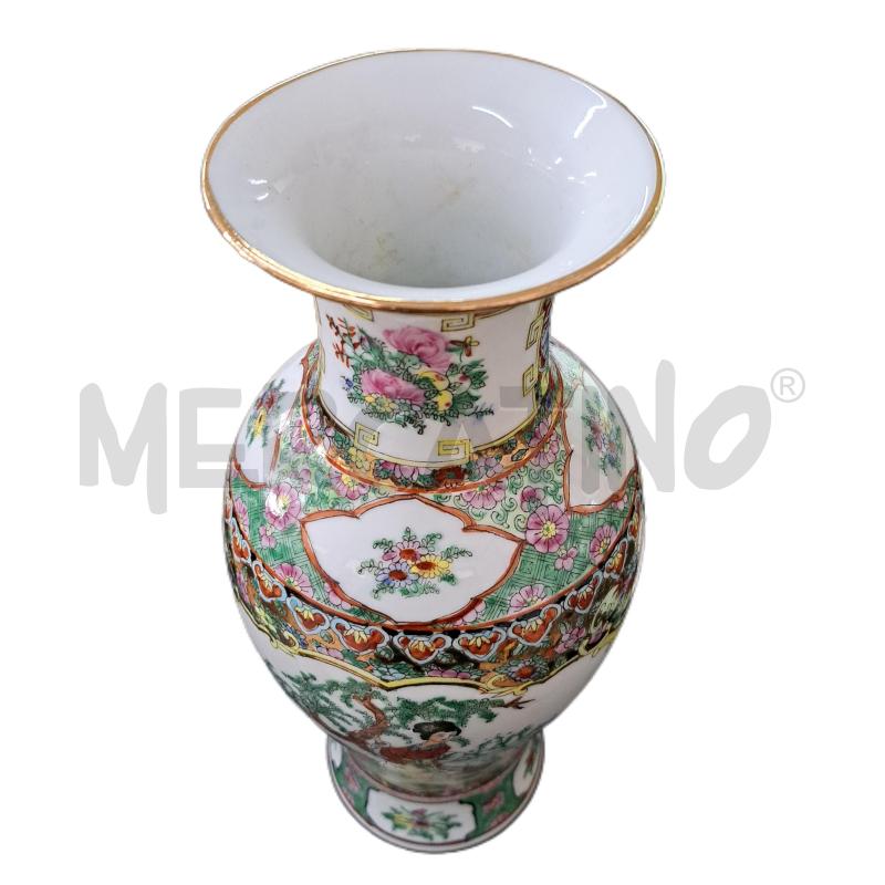 VASO ORIENTALE DECORATO A MANO MADE IN CHINA  | Mercatino dell'Usato Ottaviano 3