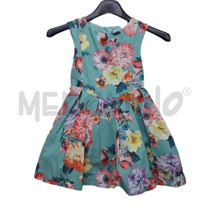 VESTITO BAMBINA ABEL&LULA VERDE FIORI STRASS | Mercatino dell'Usato Ottaviano 1