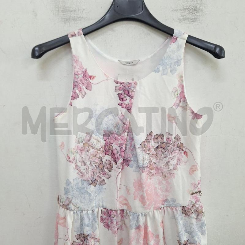 VESTITO BAMBINA GUESS BIANCO FIORI | Mercatino dell'Usato Ottaviano 2